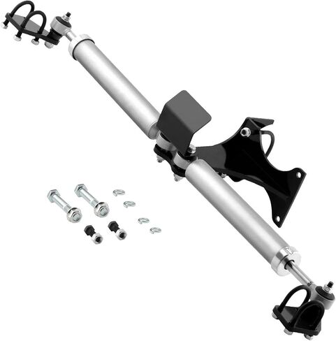 مثبتات التوجيه المزدوجة Super Duty 2 "8" صدمة الجهاز الأمامية لفورد لـ F250 Superduty 2005-2022 لـ F350 Superduty 2005-2022 Sliver WVCOKP MXR03FXZL in Saudi Arabia