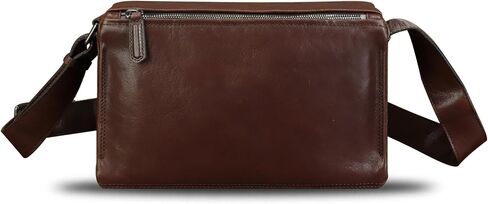Genuine Leather Messenger Bag for Men Vintage Real Soft Leather Shoulder Bag Crossbody Bag Satchael Purse in Saudi Arabia