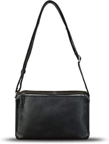 Genuine Leather Messenger Bag for Men Vintage Real Soft Leather Shoulder Bag Crossbody Bag Satchael Purse in Saudi Arabia