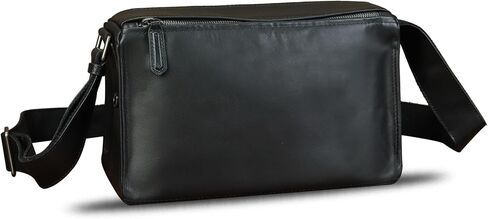 Genuine Leather Messenger Bag for Men Vintage Real Soft Leather Shoulder Bag Crossbody Bag Satchael Purse in Saudi Arabia