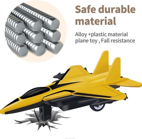 15 Pack Toy Airplane, Mini Diecast Airplane Toys for Boys Girls 3 4-8 9 Years, Pull Back Alloy Model Planes Aeroplane Toys for Kids Birthday Cake Toppers Party Favors, 6 Colors in Saudi Arabia