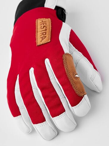 قفاز Hestra Ergo Grip Active Wool Terry بخمسة أصابع - كحلي/أوف وايت - 9 in Saudi Arabia