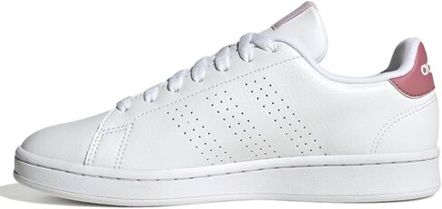 حذاء تنس Adidas Women's Advantage Base Court، زهور بيضاء، مقاس 6 in Kuwait