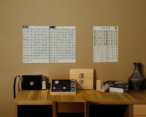 KIOKU Kanji Flash Card Set JLPT N5-N1 Learn Over 2000 Kanji Characters with 4000 Vocabulary (KIRIBAKO(Paulownia Wood Box)) in Saudi Arabia
