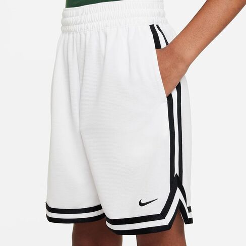 Nike Dri-FIT DNA Big Kids' (Boys') Basketball Shorts (White/Black, FJ6802-100) Size X-Large in Saudi Arabia
