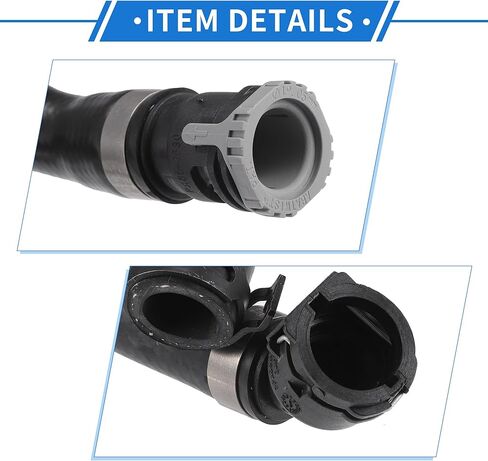 HVAC Heater Hose Compatible for Ford Escape 2013-2019, Durable Rubber Black Engine Water Heater Hose in Saudi Arabia