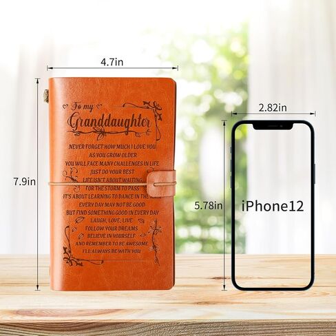 KAAYEE Brother Gifts, Graduation Gifts for Brother 140 Page Refillable Journal, Christmas Birthday Gifts for Brother from Sister Brother in Saudi Arabia