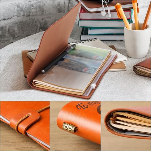KAAYEE Brother Gifts, Graduation Gifts for Brother 140 Page Refillable Journal, Christmas Birthday Gifts for Brother from Sister Brother in Saudi Arabia