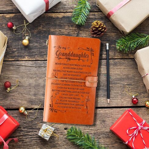 KAAYEE Brother Gifts, Graduation Gifts for Brother 140 Page Refillable Journal, Christmas Birthday Gifts for Brother from Sister Brother in Saudi Arabia
