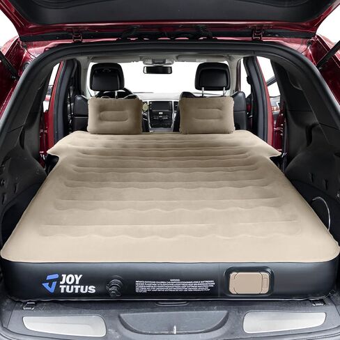 مرتبة هوائية للسيارة من JOYTUTUS SUV، غرفتان هوائيتان منفصلتان، مرتبة هوائية للسيارة بسطح أكسفورد سميك للغاية، ملحقات خيمة التخييم لسيارات الدفع الرباعي مع مضخة هواء 2 في 1، وسادتين وحقيبة حمل in Saudi Arabia