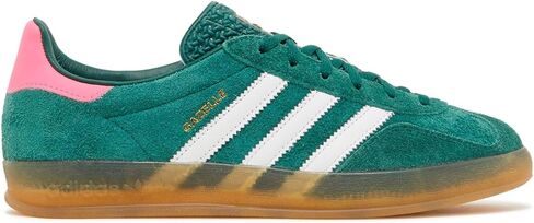 adidas Gazelle Indoor Womens (Green Lucid Pink, US Footwear Size System, Adult, Women, Numeric, Medium, 5) in Saudi Arabia