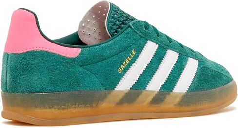 adidas Gazelle Indoor Womens (Green Lucid Pink, US Footwear Size System, Adult, Women, Numeric, Medium, 5) in Saudi Arabia