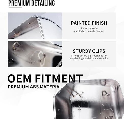 Chrome Driver Side Mirror Cover Cap Compatible with Ford F150 2015 2016 2017 2018 2019 2020, Direct Replacement (Left Side Only) in Saudi Arabia