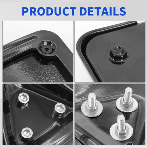 DOKILI منحنى لوحة الترخيص الإطار MOUNT Frame 3148 لـ Harley-Davidson لـ H0NDA VTX1300/1800 دراجات نارية وتطبيقات مخصصة ، Black Gloss in Saudi Arabia