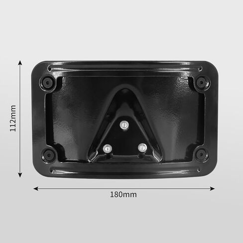 DOKILI منحنى لوحة الترخيص الإطار MOUNT Frame 3148 لـ Harley-Davidson لـ H0NDA VTX1300/1800 دراجات نارية وتطبيقات مخصصة ، Black Gloss in Saudi Arabia