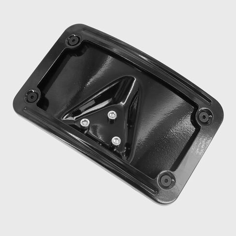 DOKILI منحنى لوحة الترخيص الإطار MOUNT Frame 3148 لـ Harley-Davidson لـ H0NDA VTX1300/1800 دراجات نارية وتطبيقات مخصصة ، Black Gloss in Saudi Arabia