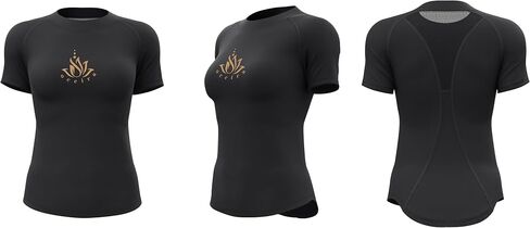 Women Activewear Gymwear Yoga Suit Athleisure Five Piece Set, T-Shirt, Jacket, Sports Bra, Leggings, Running Shorts in Saudi Arabia