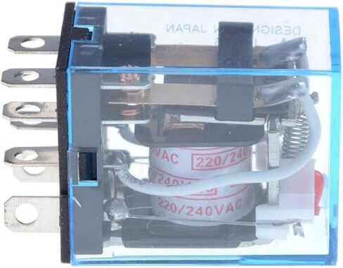 1PCS الغرض العام LY2NJ HH62P التتابع الكهرومغناطيسي الإلكترونية مؤشر LED 10A 8 دبابيس DPDT AC/DC 12V 24V 110V 220V (380V-AC) in Saudi Arabia