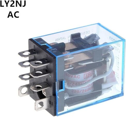 1PCS الغرض العام LY2NJ HH62P التتابع الكهرومغناطيسي الإلكترونية مؤشر LED 10A 8 دبابيس DPDT AC/DC 12V 24V 110V 220V (24V-DC) in Saudi Arabia