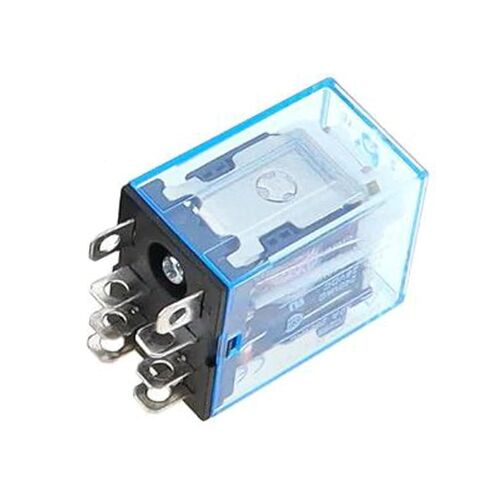 1PCS الغرض العام LY2NJ HH62P التتابع الكهرومغناطيسي الإلكترونية مؤشر LED 10A 8 دبابيس DPDT AC/DC 12V 24V 110V 220V (110V-DC) in Kuwait