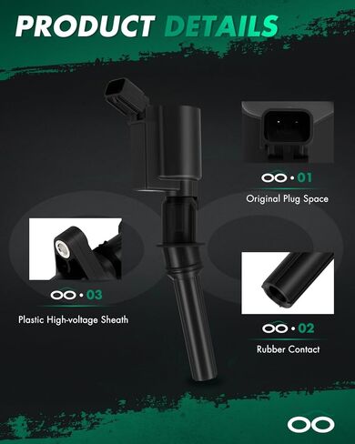 SCITOO 100% New 1pcs Ignition Coil Set for Hyundai Sonata for Kia Magentis for Kia for Optima 1999-2006 Automobiles Fit for OE: UF284 C1227 in Kuwait