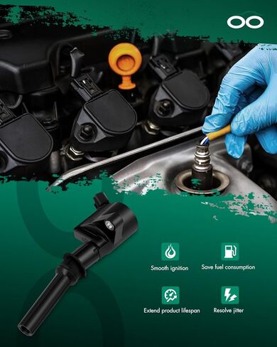 SCITOO 100% New 1pcs Ignition Coil Set for Hyundai Sonata for Kia Magentis for Kia for Optima 1999-2006 Automobiles Fit for OE: UF284 C1227 in Kuwait