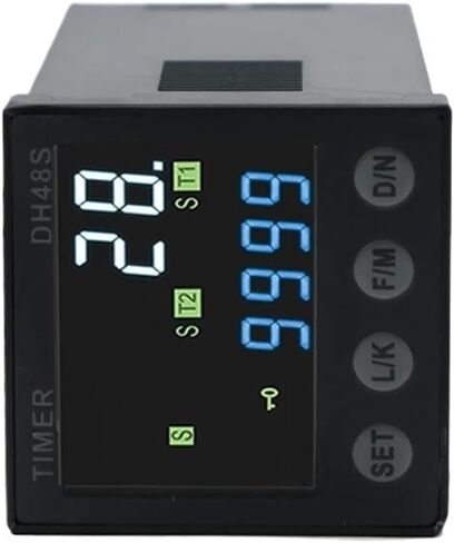 المنتج DH48S DC/AC24V AC220V DERICISION DEFARE RELAY 0.01S-99990H مع REACK BASE BASE DH48S Series Relay (MG6A-5TA-24V ACDC) in Saudi Arabia