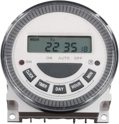 CN304 Timer Switch 220V 110V 24V 12V 1NO 1NO+1NC Digital Power Time Relay 16A Easy Wiring(220VAC NO) in Saudi Arabia