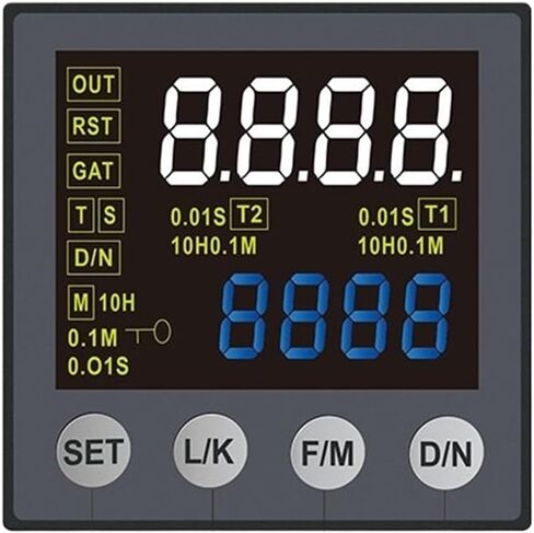 DH48S-1Z 2Z LED Programmable Delay Relay 0.01S-99990H with Socket Base Time Relay DC AC220V(DH48S-1Z 24V DCAC) in Saudi Arabia