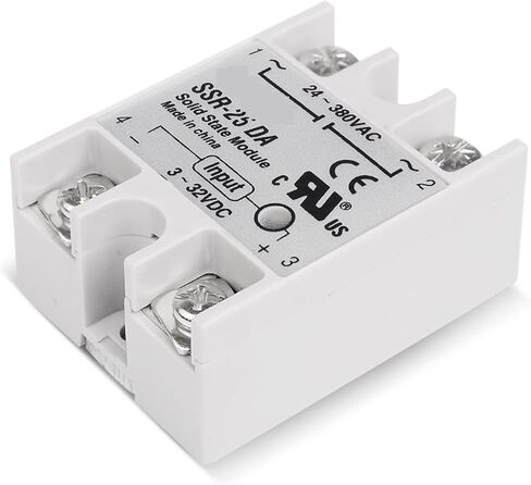Solid State Relay 10A 25A 40A 60A SSR DA AA DD تبديل مرحلة التتابع أحادي التلامس لدائرة قصيرة وحماية الحمل الزائد (AA (AC إلى AC) ، 10A) in Saudi Arabia