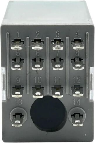 5PCS C-lin Small Intermediate electromagnetic Relay HHC68BVL-4Z 220VAC 24VDC 5A 14 pins with Light(Separate - DC24V) in Saudi Arabia