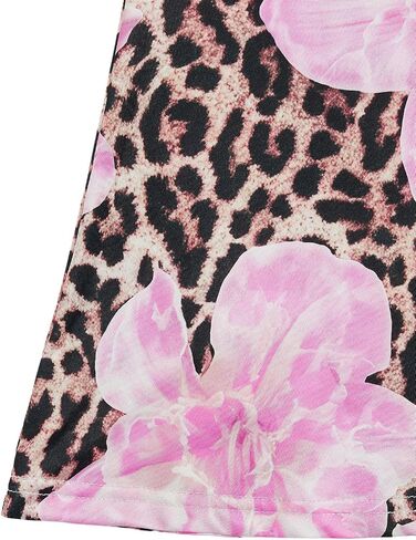 Verdusa Women's Leopard Floral Bodycon Maxi Skirts Y2K High Rise Fishtail Skirt in Saudi Arabia