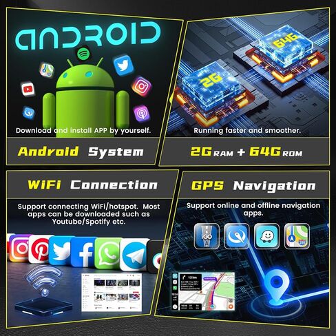 [2+64 جيجابايت] ستيريو سيارة Ohradio Android 13 لسيارة Honda Accord 9th 2.4L (Auto A/C) 2013-2016 مع Carplay Android Auto، راديو سيارة بشاشة لمس عالية الدقة 10.1 بوصة مع BT GPS WiFi SWC FM RDS DSP in Saudi Arabia