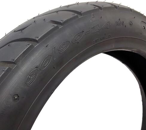 MMG Premium Rear Tire 90/90-14 with inner tube - Street Tread for Scooters City Grip On Road in Saudi Arabia