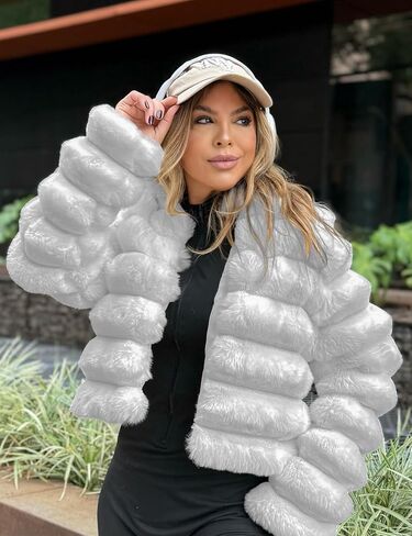Arssm Womens Faux Fur Stack in Saudi Arabia