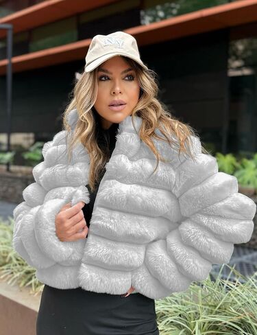 Arssm Womens Faux Fur Stack in Saudi Arabia