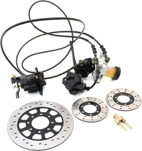 150CC Disc Brake Master Cylinder Kit Complete Brake Assembly Universal Fit for 150cc Hammerhead Fit for 150CC Trailmaster Karts Go Karts ATV Disc Brake in Saudi Arabia