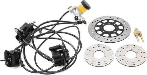 150CC Disc Brake Master Cylinder Kit Complete Brake Assembly Universal Fit for 150cc Hammerhead Fit for 150CC Trailmaster Karts Go Karts ATV Disc Brake in Saudi Arabia