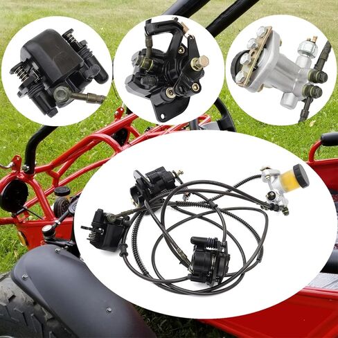 150CC Disc Brake Master Cylinder Kit Complete Brake Assembly Universal Fit for 150cc Hammerhead Fit for 150CC Trailmaster Karts Go Karts ATV Disc Brake in Saudi Arabia
