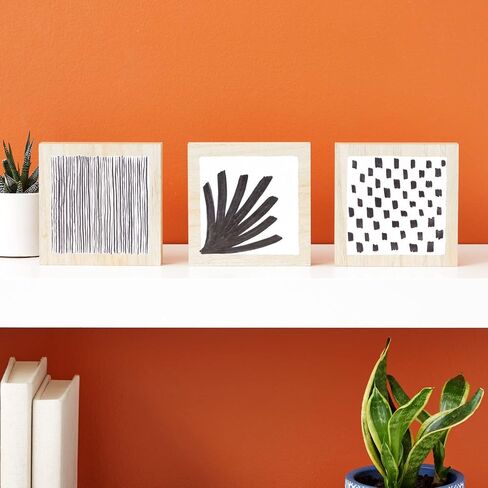 Unfinished Wood Blocks for Crafts, Painting, Wood Burning (8 x 8 x 1 in, 4 Pack) in Kuwait