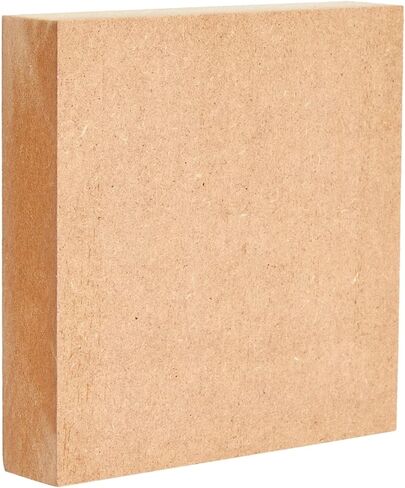 Unfinished Wood Blocks for Crafts, Painting, Wood Burning (8 x 8 x 1 in, 4 Pack) in Kuwait