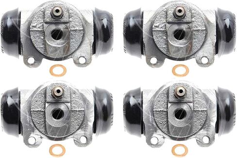 Front Drum Brake Wheel Cylinder - Front Rear Drum Brake Wheel Cylinder Kit Brake Wheel Cylinder 4PC Compatible with Dodge W300 Pickup 1957-1968 Compatible with Dodge W300 Series 1960-1967 01271511 in Saudi Arabia