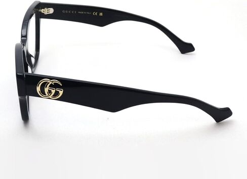 Gucci GG1424O 005 Eyeglasses Women's Black/Gold Full Rim Cat Eye 54mm in Saudi Arabia