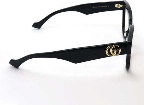 Gucci GG1424O 005 Eyeglasses Women's Black/Gold Full Rim Cat Eye 54mm in Saudi Arabia