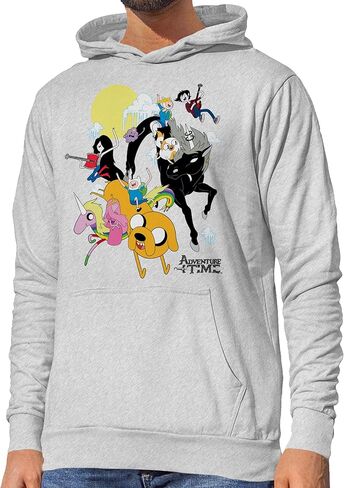 WARNER BROS Adventure Time Group Hooded Sweatshirt Adult and Kids Sized Pullover Hoodie in Saudi Arabia