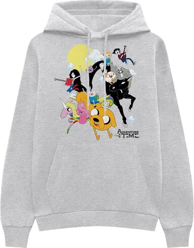 WARNER BROS Adventure Time Group Hooded Sweatshirt Adult and Kids Sized Pullover Hoodie in Saudi Arabia