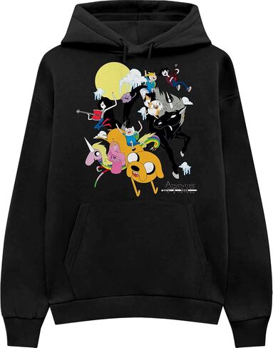 WARNER BROS Adventure Time Group Hooded Sweatshirt Adult and Kids Sized Pullover Hoodie in Saudi Arabia