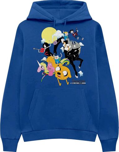 WARNER BROS Adventure Time Group Hooded Sweatshirt Adult and Kids Sized Pullover Hoodie in Saudi Arabia