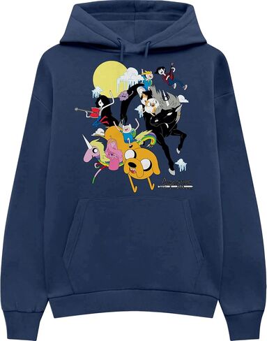 WARNER BROS Adventure Time Group Hooded Sweatshirt Adult and Kids Sized Pullover Hoodie in Saudi Arabia