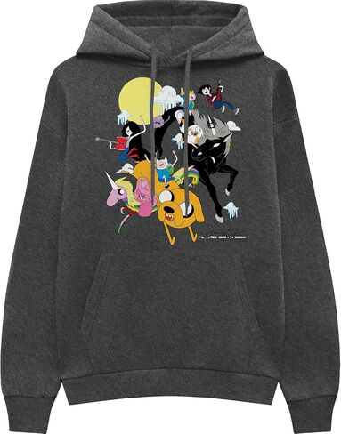 WARNER BROS Adventure Time Group Hooded Sweatshirt Adult and Kids Sized Pullover Hoodie in Saudi Arabia